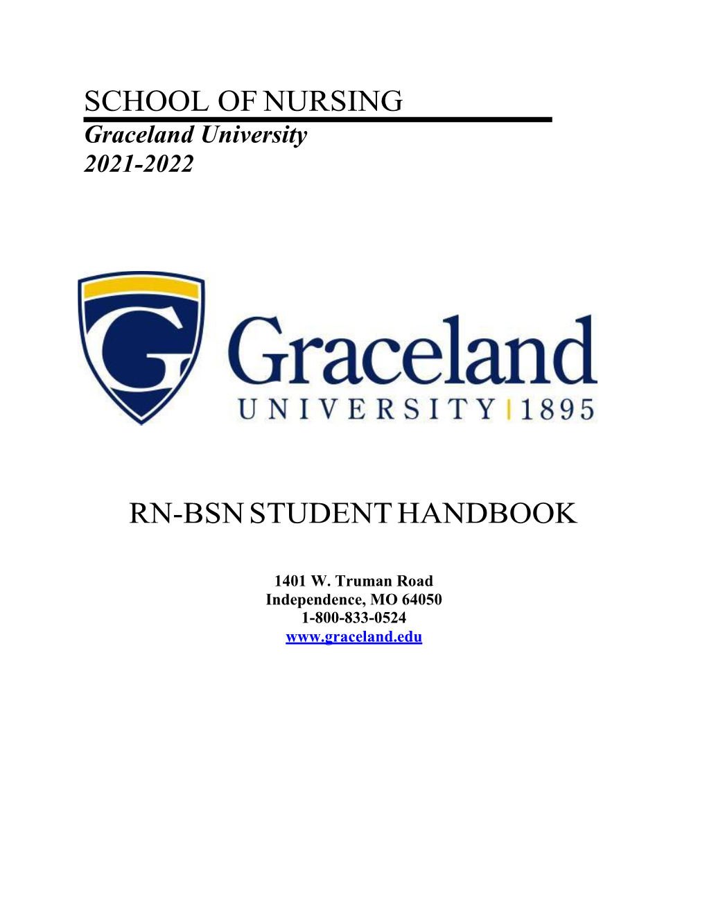 Rn-Bsn Student Handbook