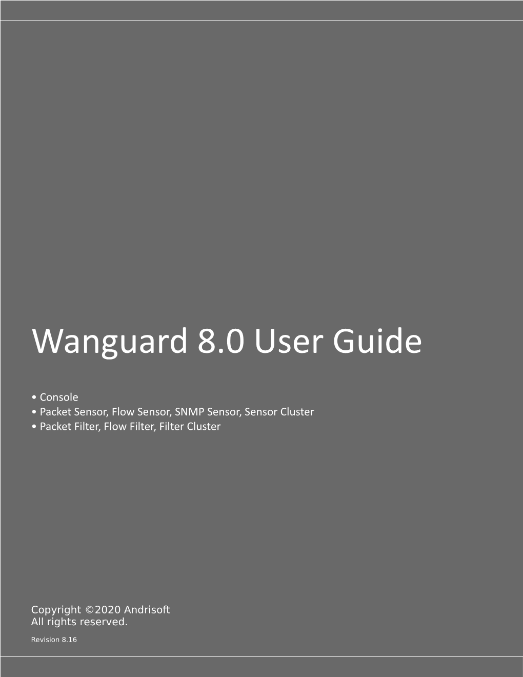 Ddos Mitigation with Wanguard Filter