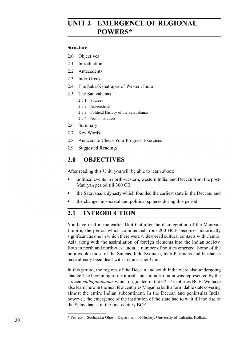 Unit 2 Emergence of Regional Powers*