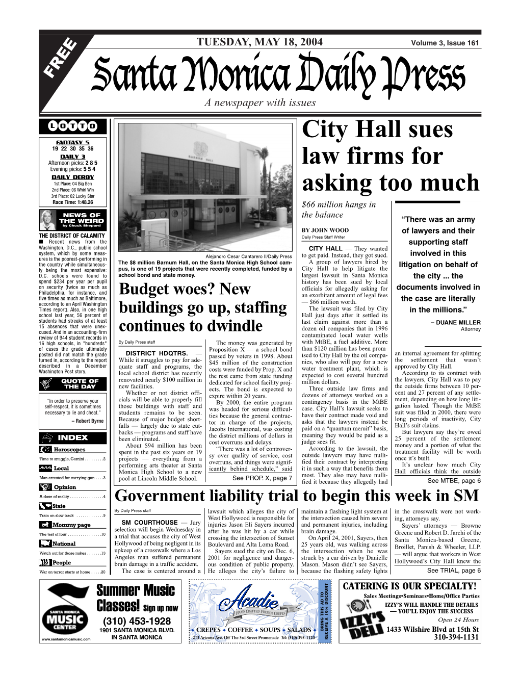 FREE Santa Monica Dailypress