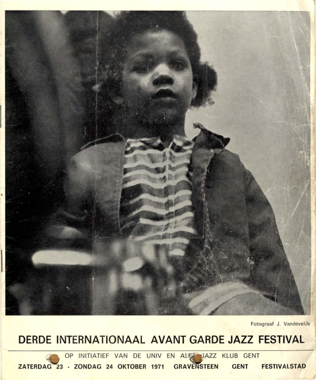 Derde Internationaal Avant Garde Jazz Festival