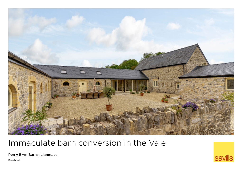 Immaculate Barn Conversion in the Vale
