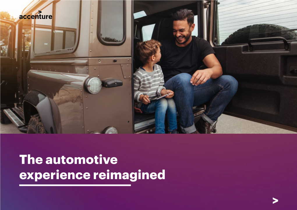 Automotive Experience Reimagined Report | Accenture