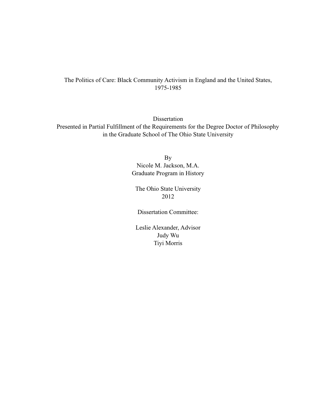 Viewed Under the Spectre of Colonial Relationships, Immigration Policies, and the Various Histories of Citizenship Given and Denied to Colonial Subjects Therein.2