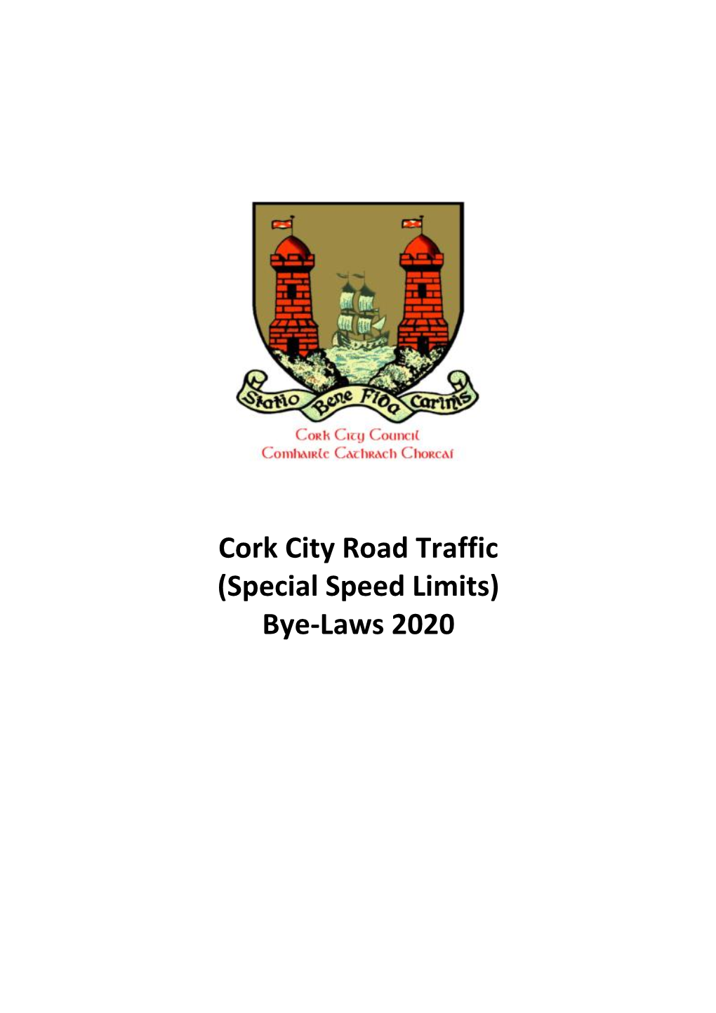 Cork City Road Traffic (Special Speed Limits) Bye-Laws 2020