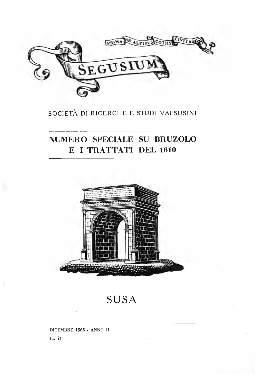 Bruzolo E I Trattati Del 1610