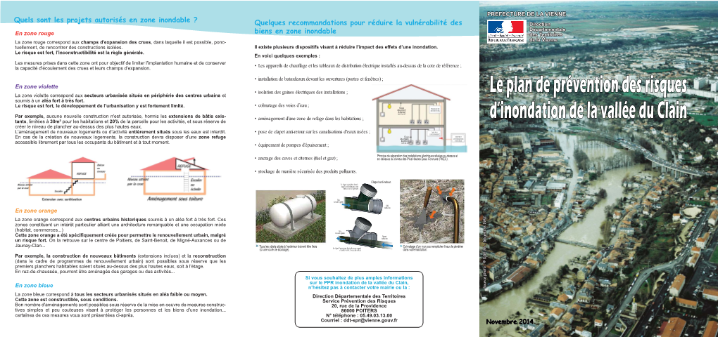 Le Plan De Prévention Des Risques D'inondation De La Vallée Du Clain