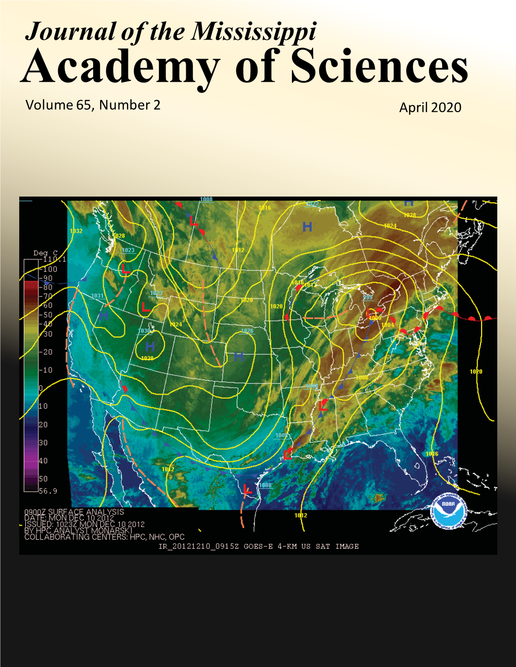 April 2020 Journal of the Mississippi Academy of Sciences ISSN 0076-9436