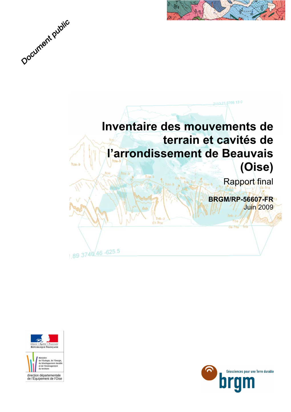 Inventaire Des Mouvements De Terrain Et Cavités De L'arrondissement De