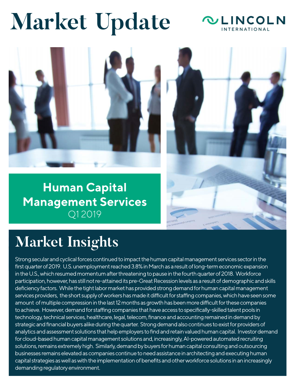 Market Update Human Capital Management Services