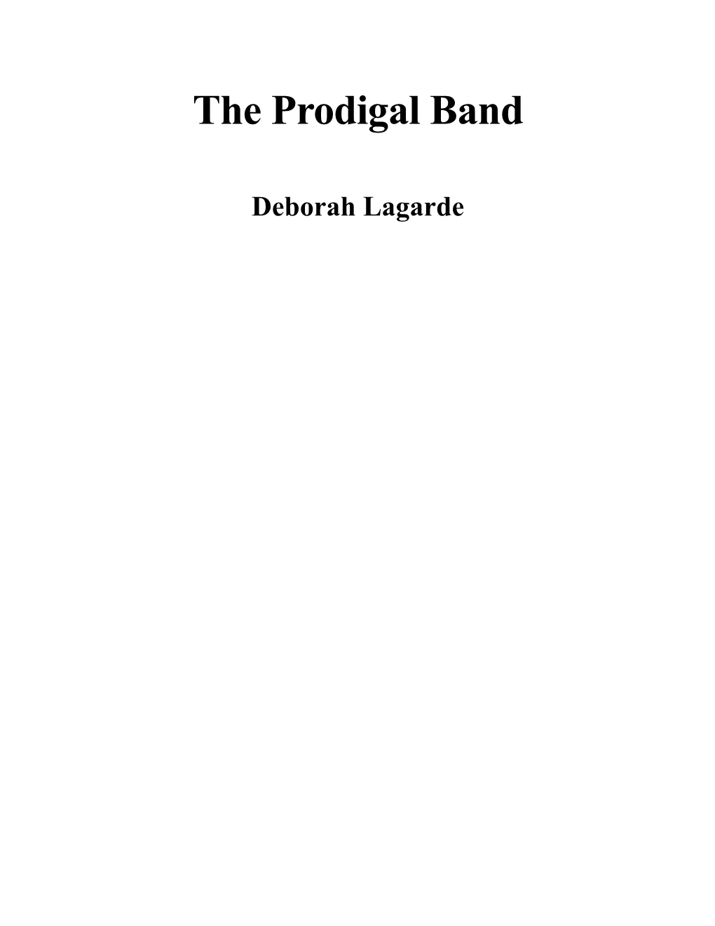 The Prodigal Band