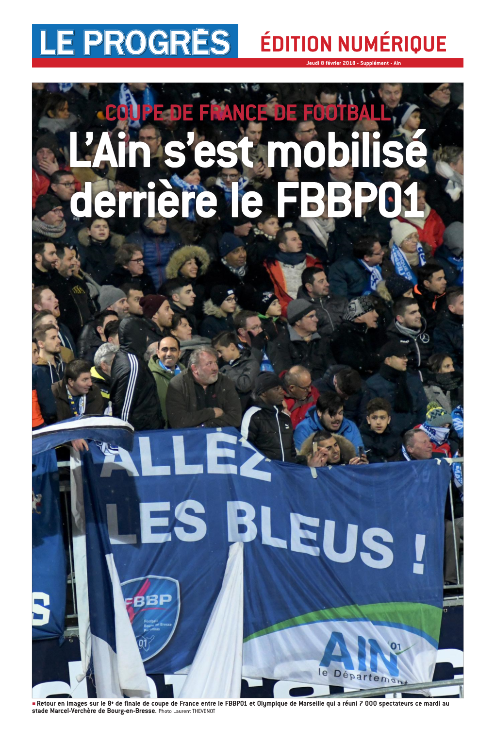 FOOTBALL L’Ain S’Est Mobilisé Derrière Le FBBP01