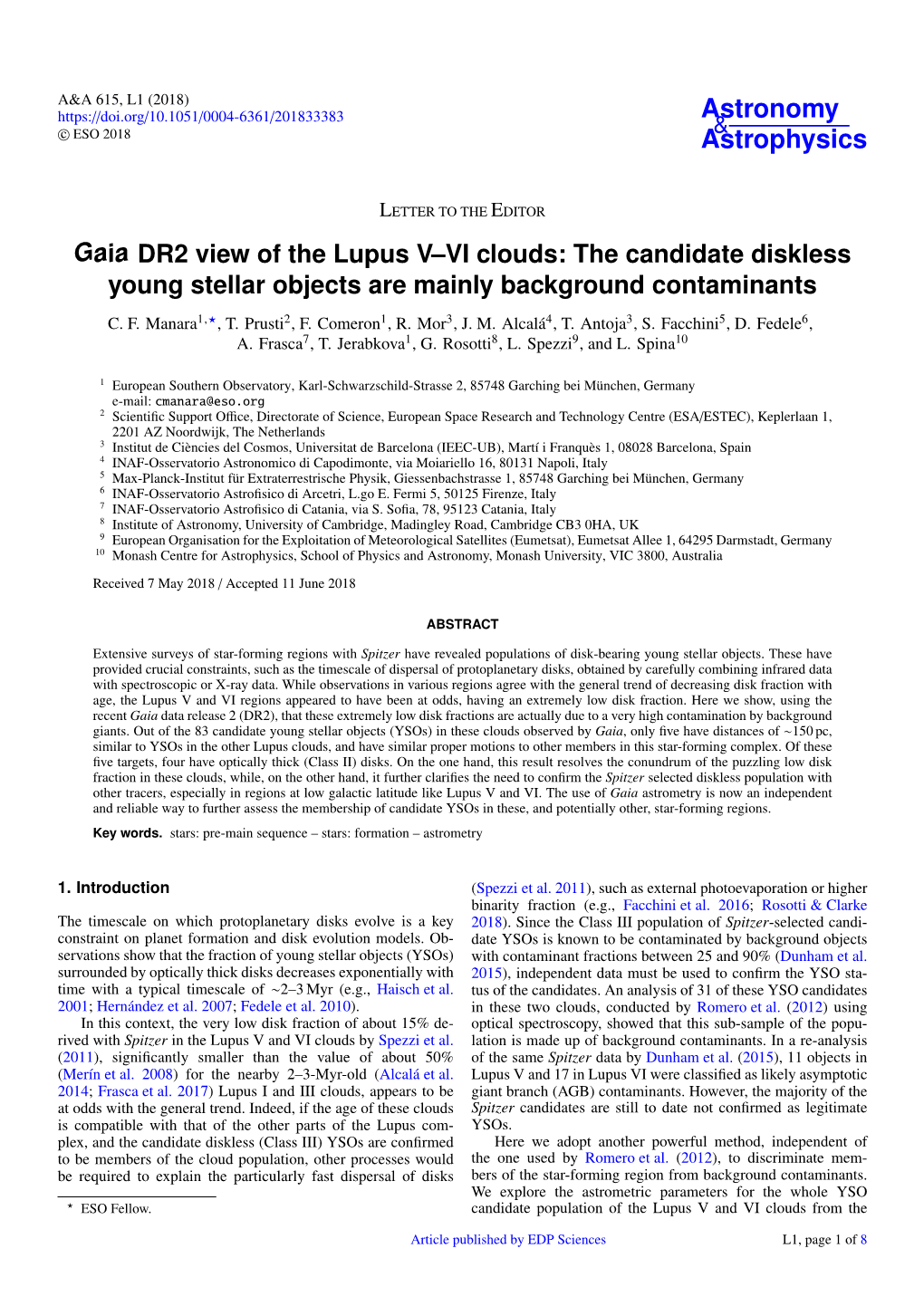 Gaia DR2 View of the Lupus V–VI Clouds: the Candidate Diskless Young Stellar Objects Are Mainly Background Contaminants C