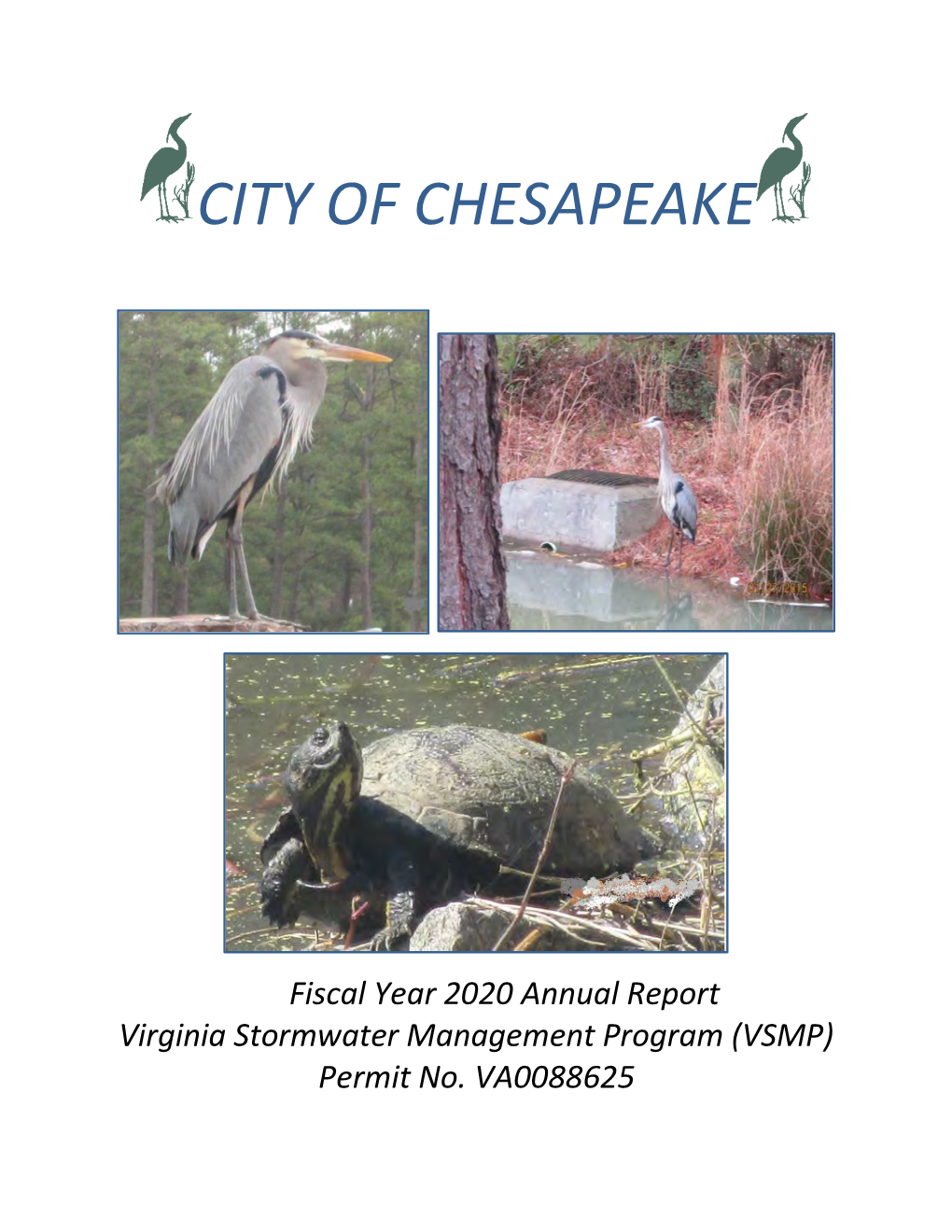 Fiscal Year 2020 MS4 Annual Report