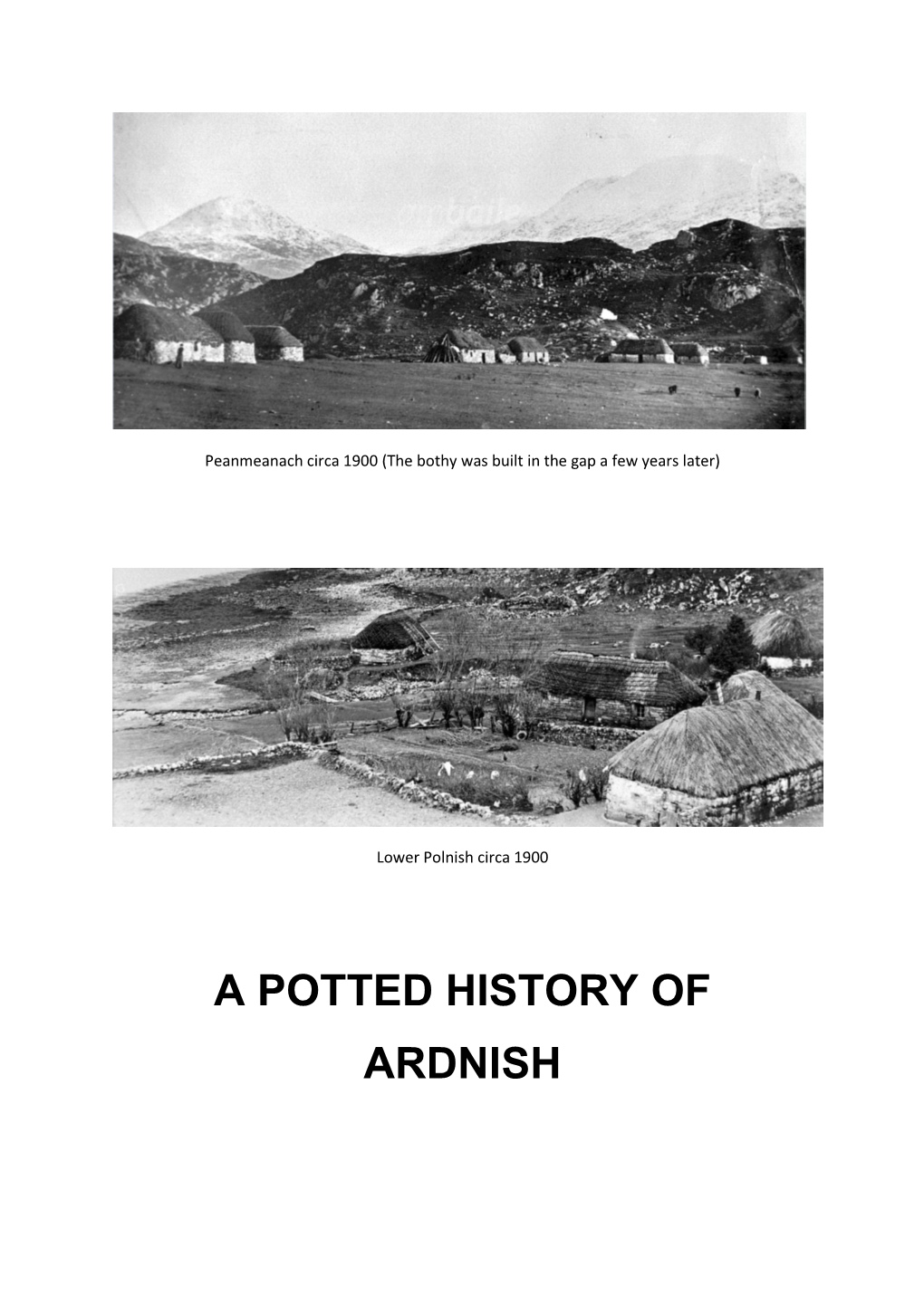 A Potted History of Ardnish
