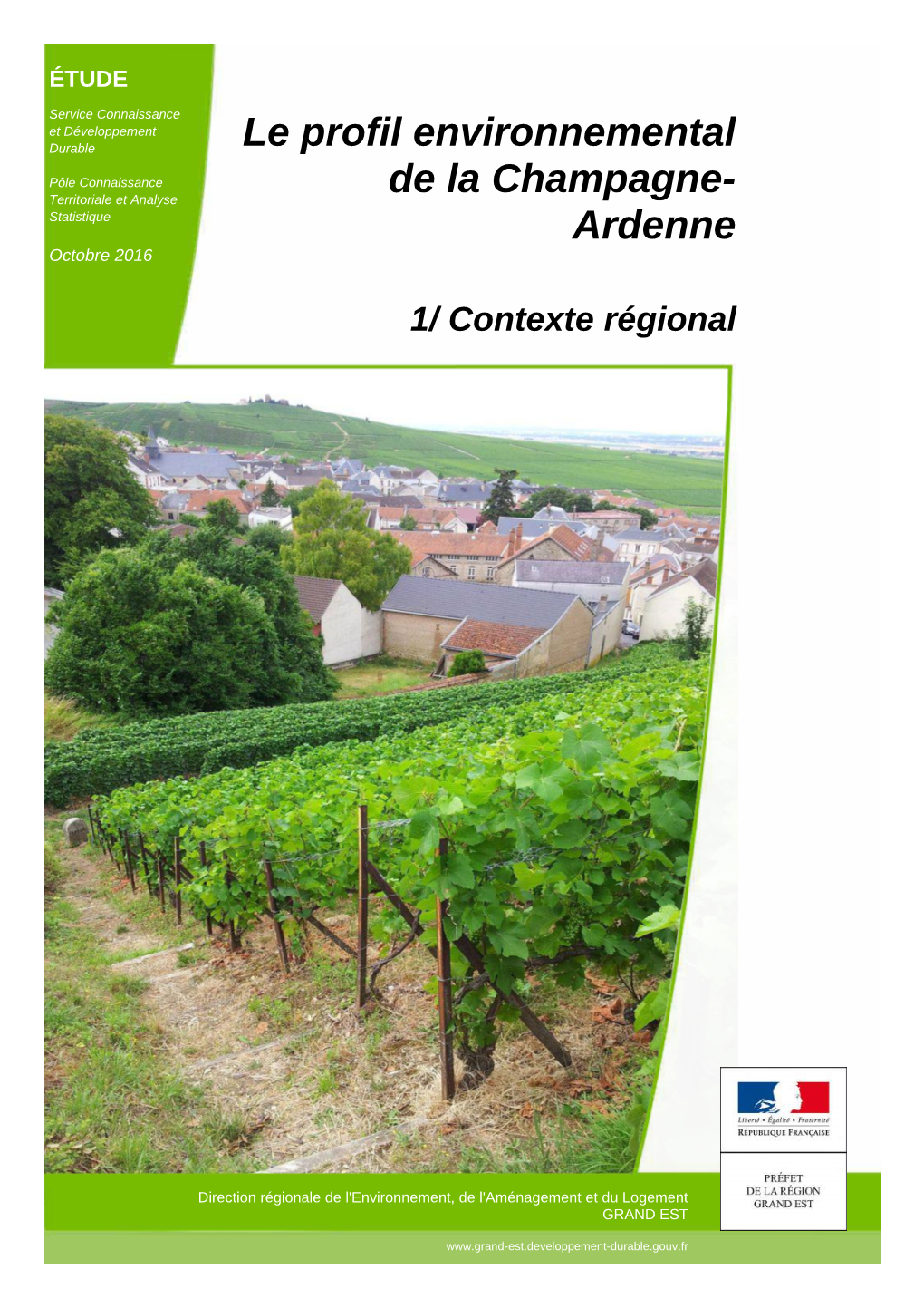 Le Profil Environnemental De La Champagne- Ardenne