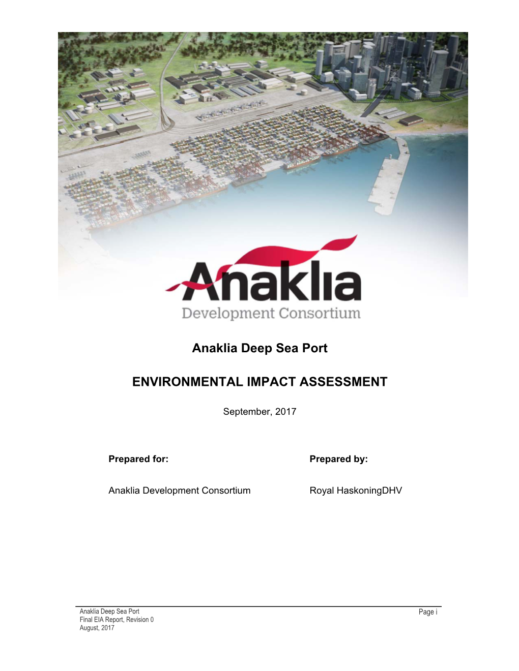 Anaklia Deep Sea Port Environmental Impact Assessment