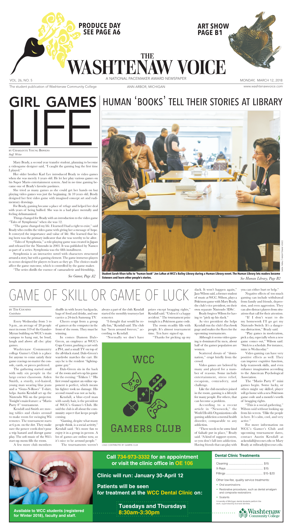 Game of Skill Or Game of Luck Pokémon Game with Mary Brady, from Family and Friends, Depres- the Club’S Vice President, on Their Sion, and Even Aggression