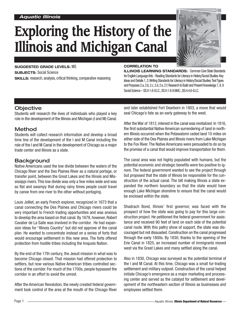 Exploring the History of the Illinois and Michigan Canal