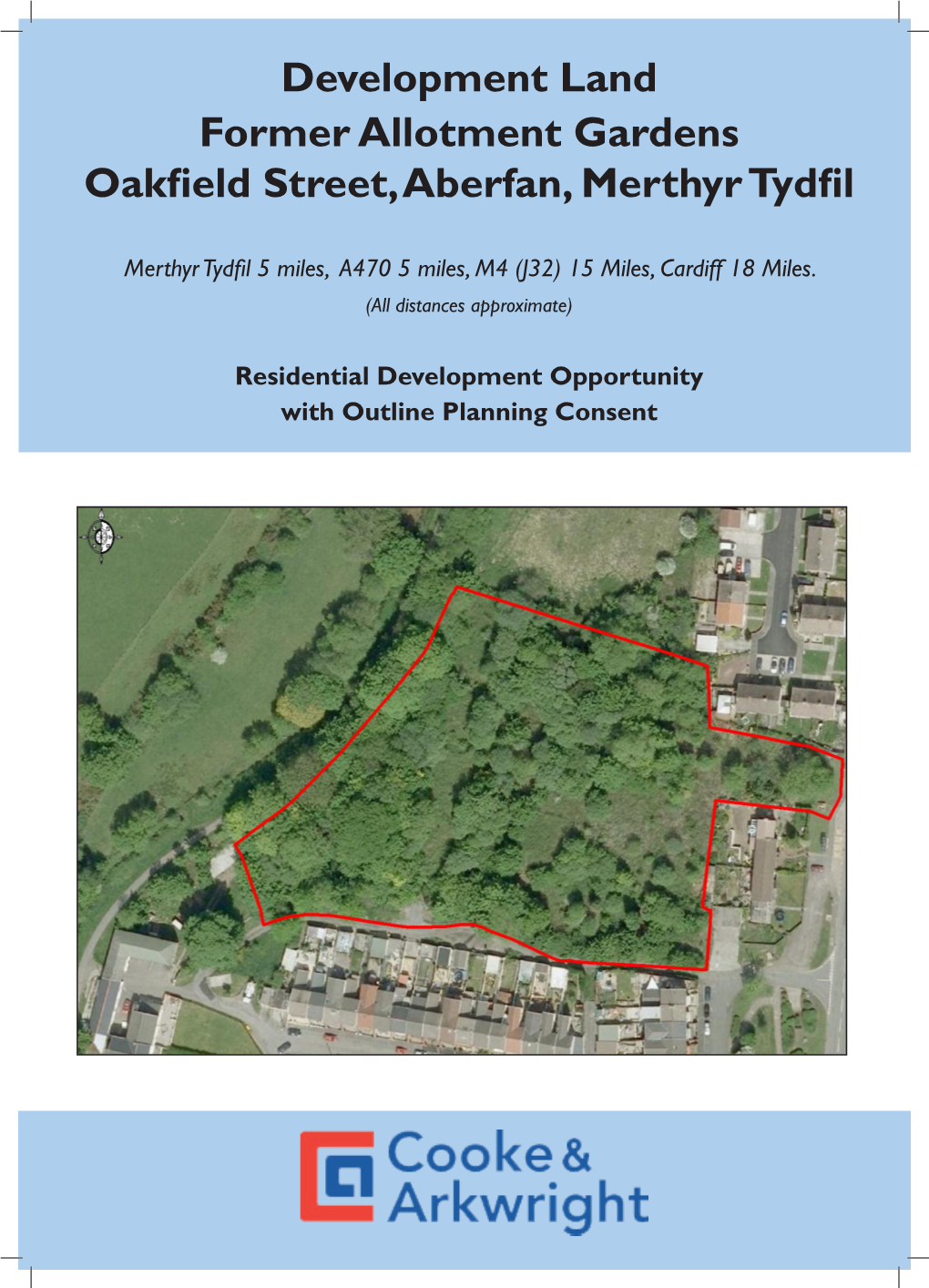 Development Land Former Allotment Gardens Oakfield Street, Aberfan, Merthyr Tydfil