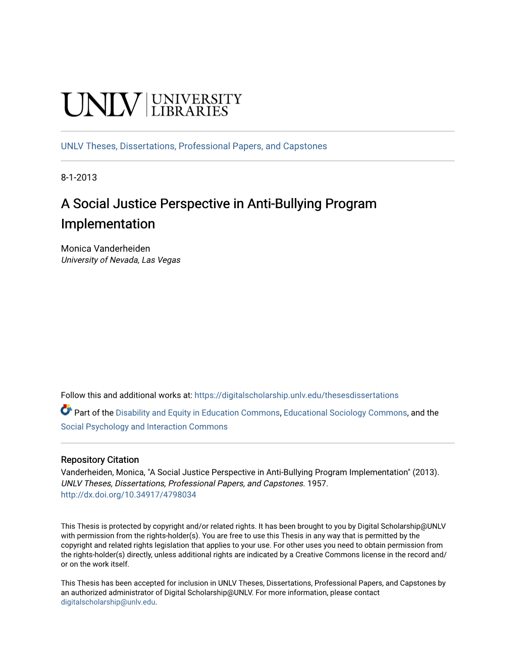 A Social Justice Perspective in Anti-Bullying Program Implementation
