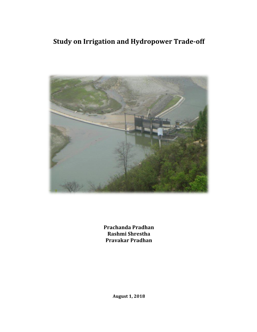 Final Study Hydropower Irrigation Trade