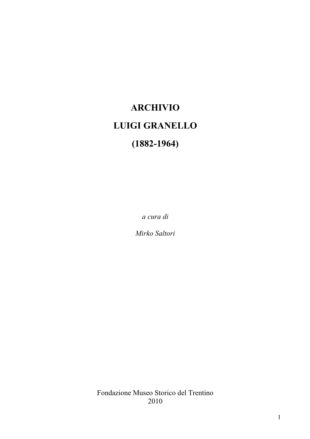Luigi Granello.Pdf