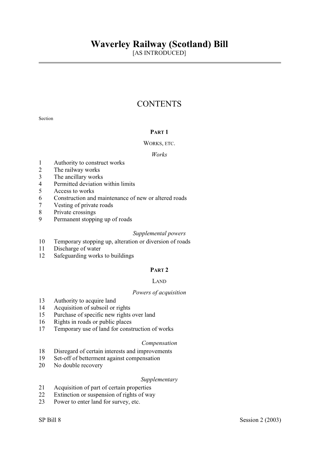 Waverley Railway (Scotland) Bill [AS INTRODUCED]