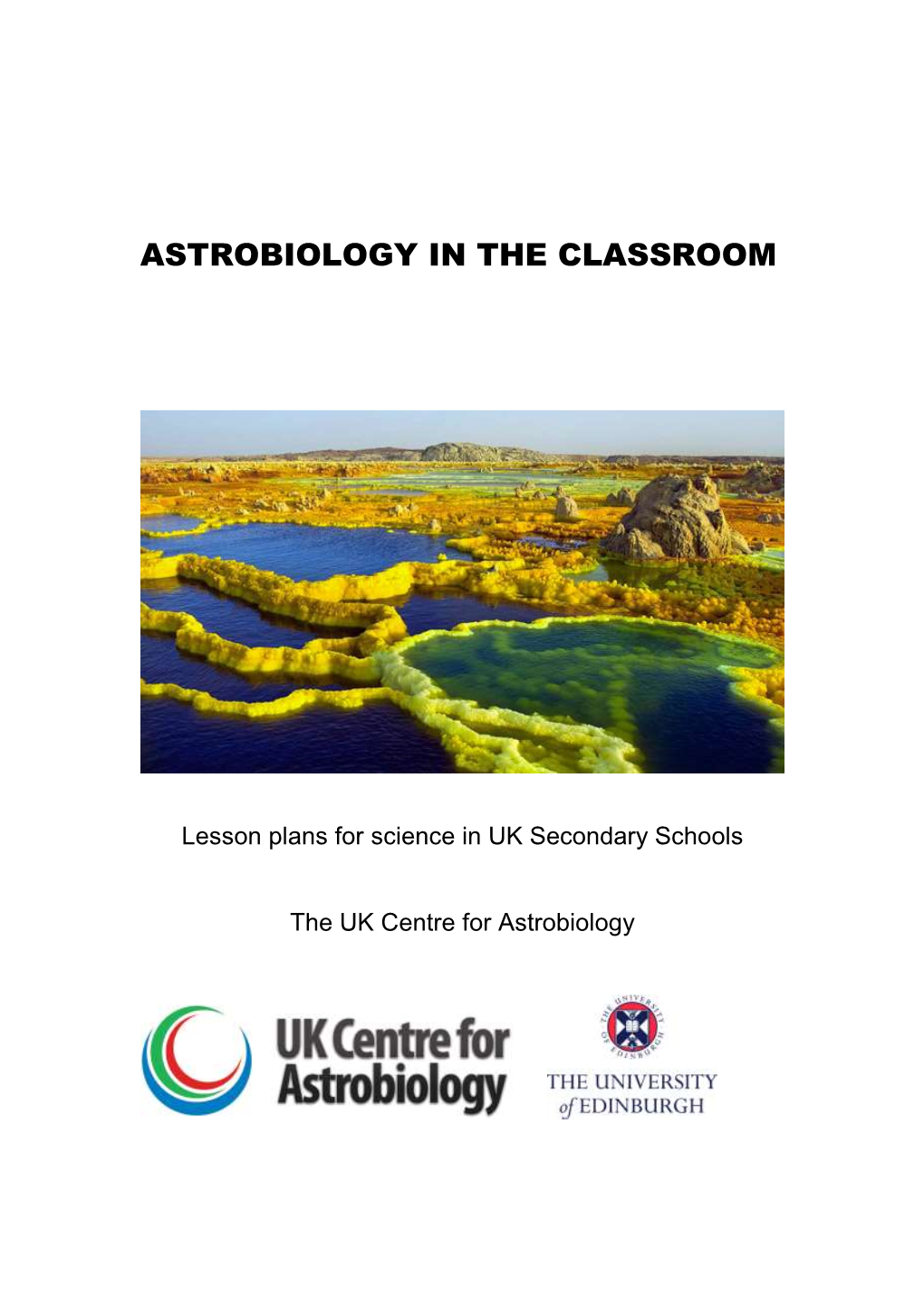 Astrobiology Lesson Plan Collection