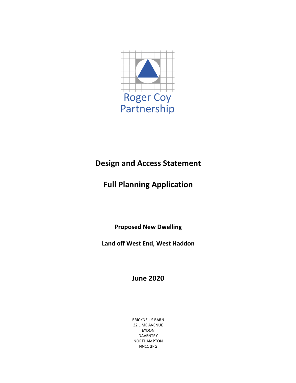 Design and Access Statement Full