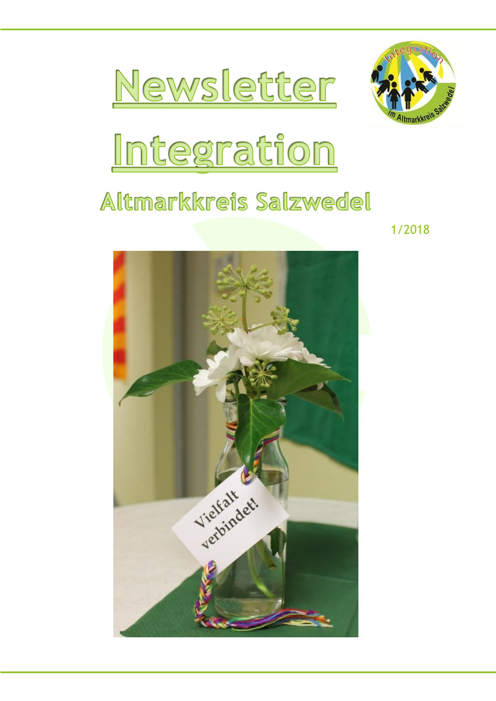 "Integration" Für Den Altmarkkreis Salzwedel