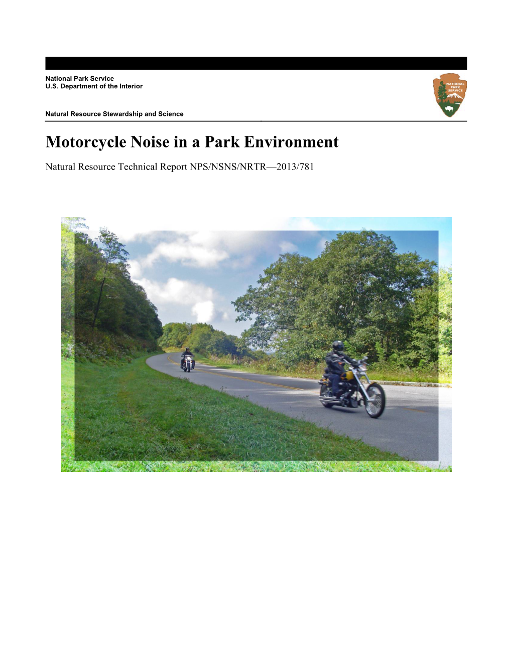 Motorcycle Noise in a Park Environment