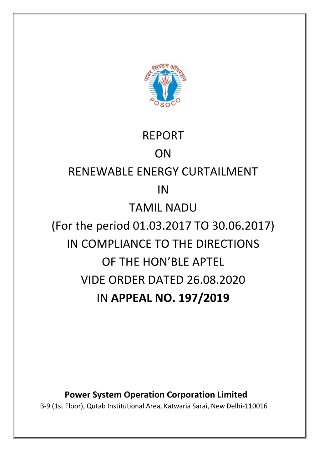 Report on Renewable Energy