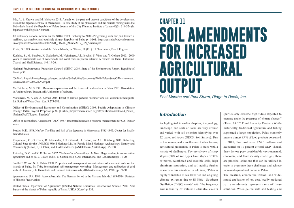 Soil Amendments for Increased Agricultural