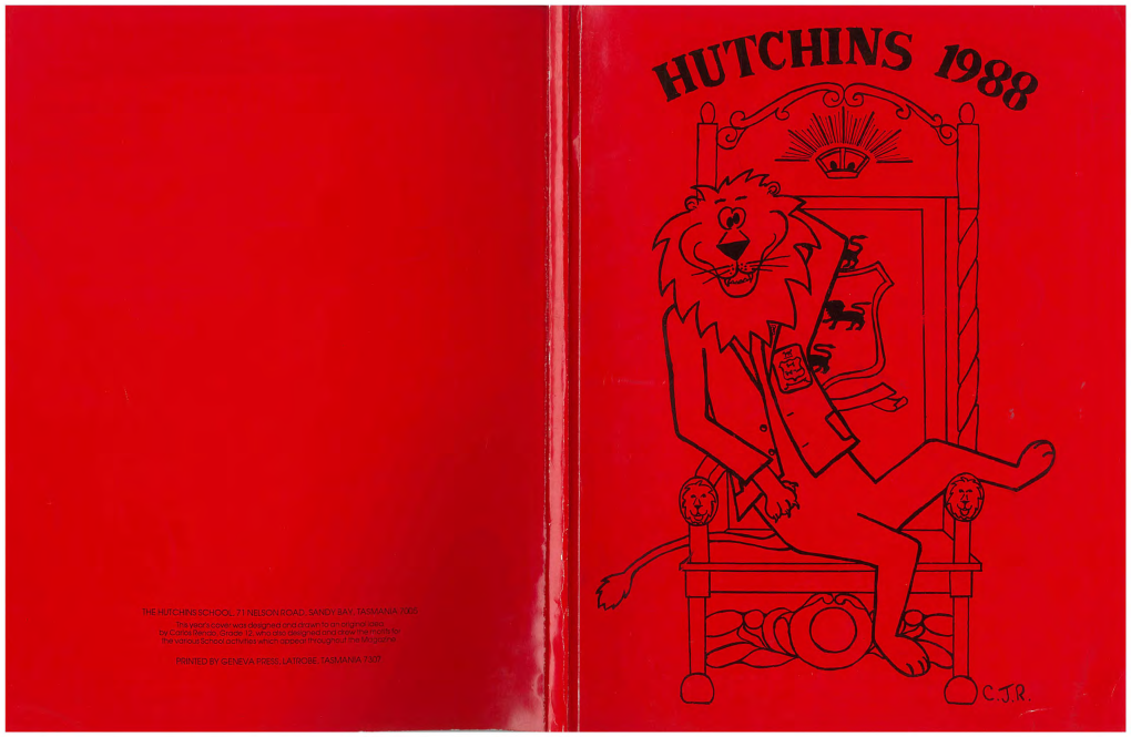 Hutchins School Magazine, №141, 1988