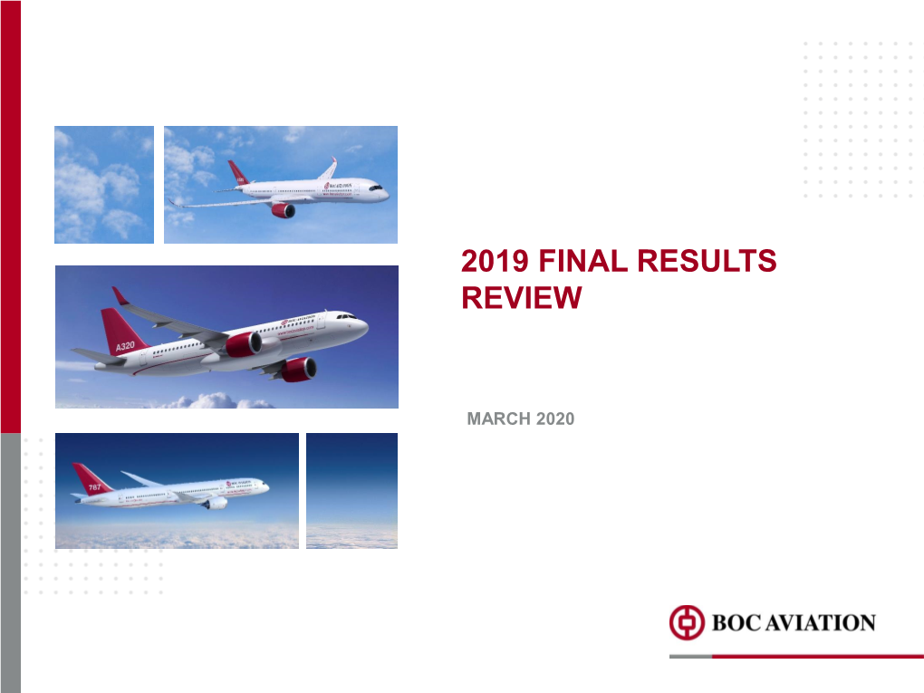 2019 Final Results Review