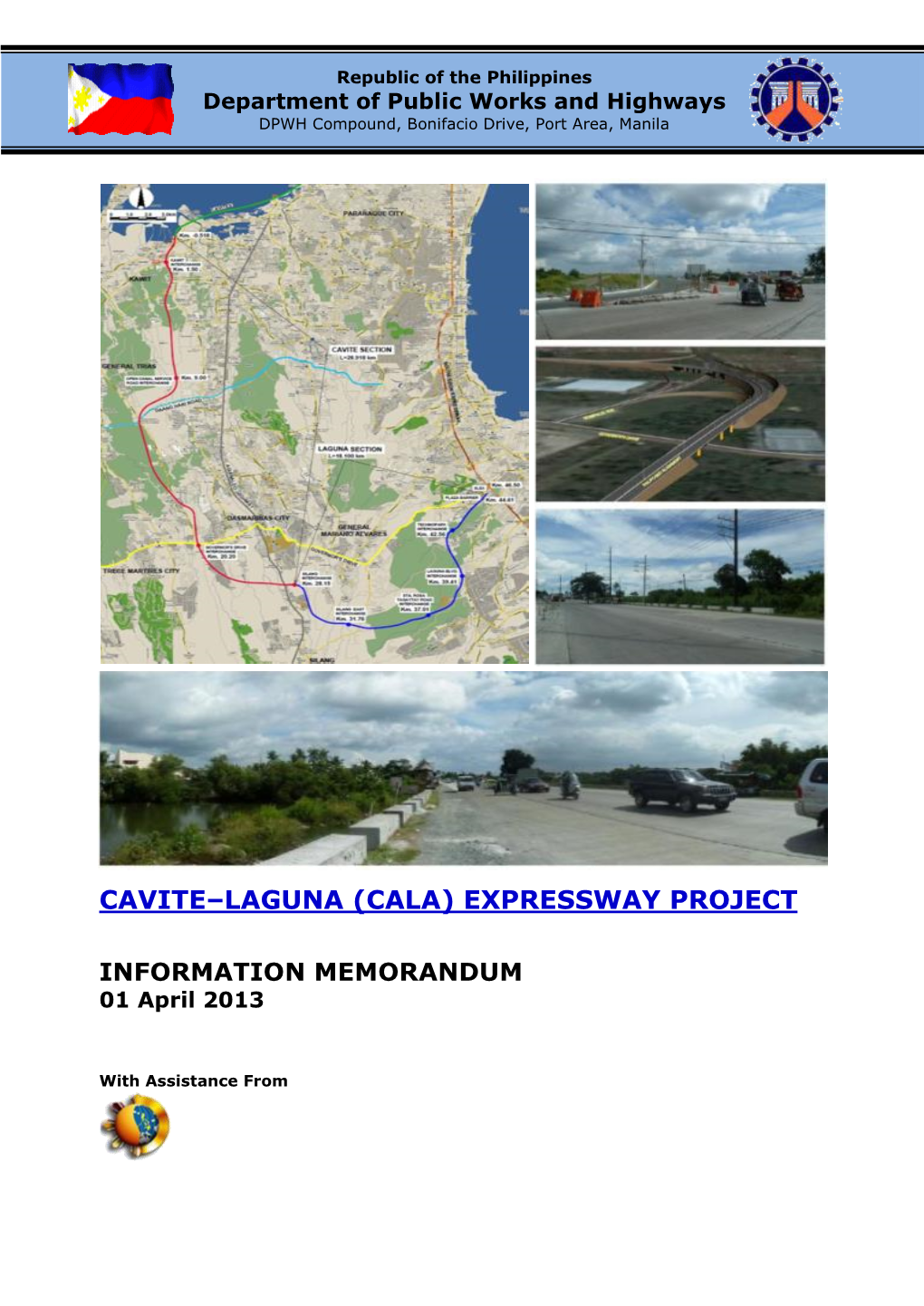 CALA Expressway: Information Memorandum April 2013