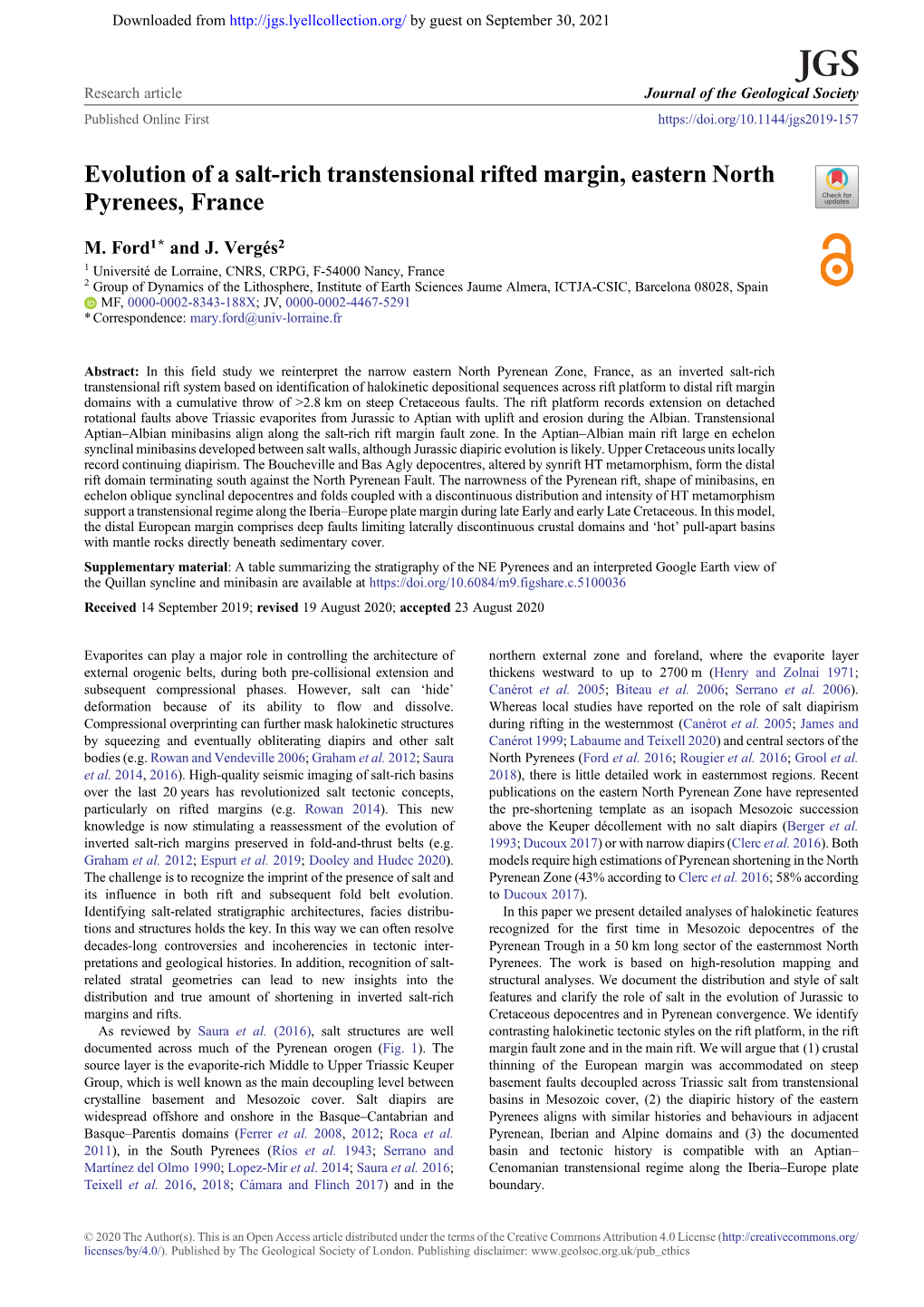 Evolution of a Salt-Rich Transtensional Rifted Margin, Eastern North Pyrenees, France