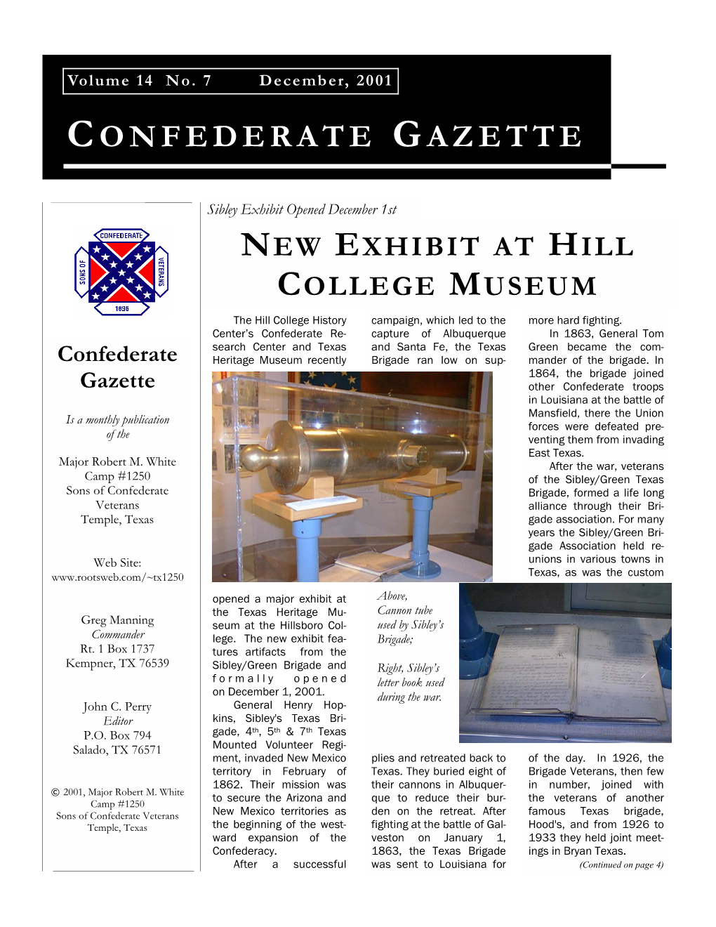 Confederate Gazette Page 3