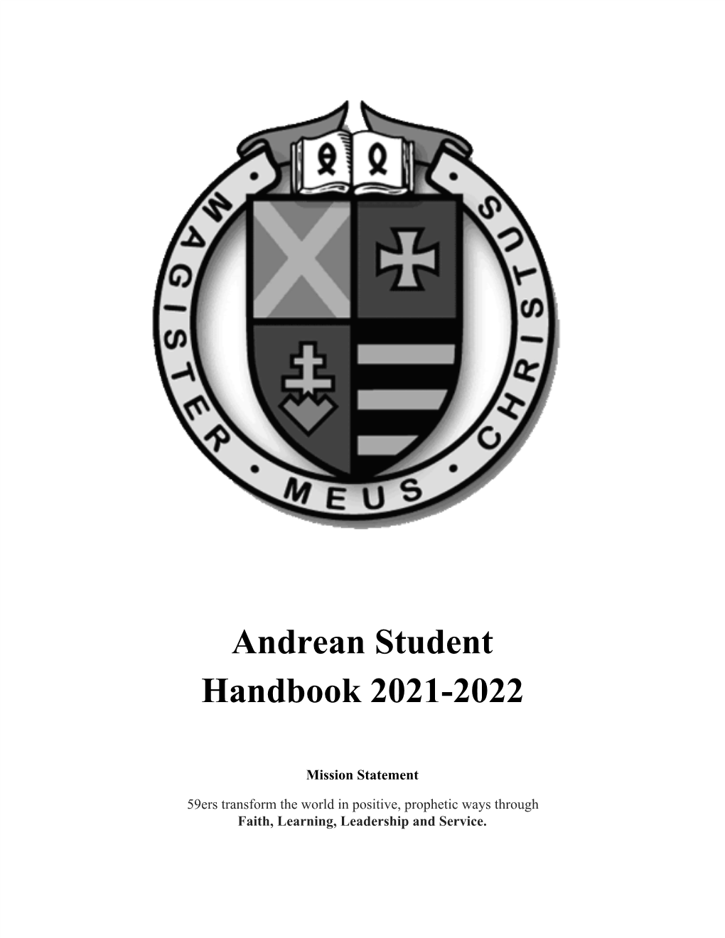 Andrean Student Handbook 2021-2022