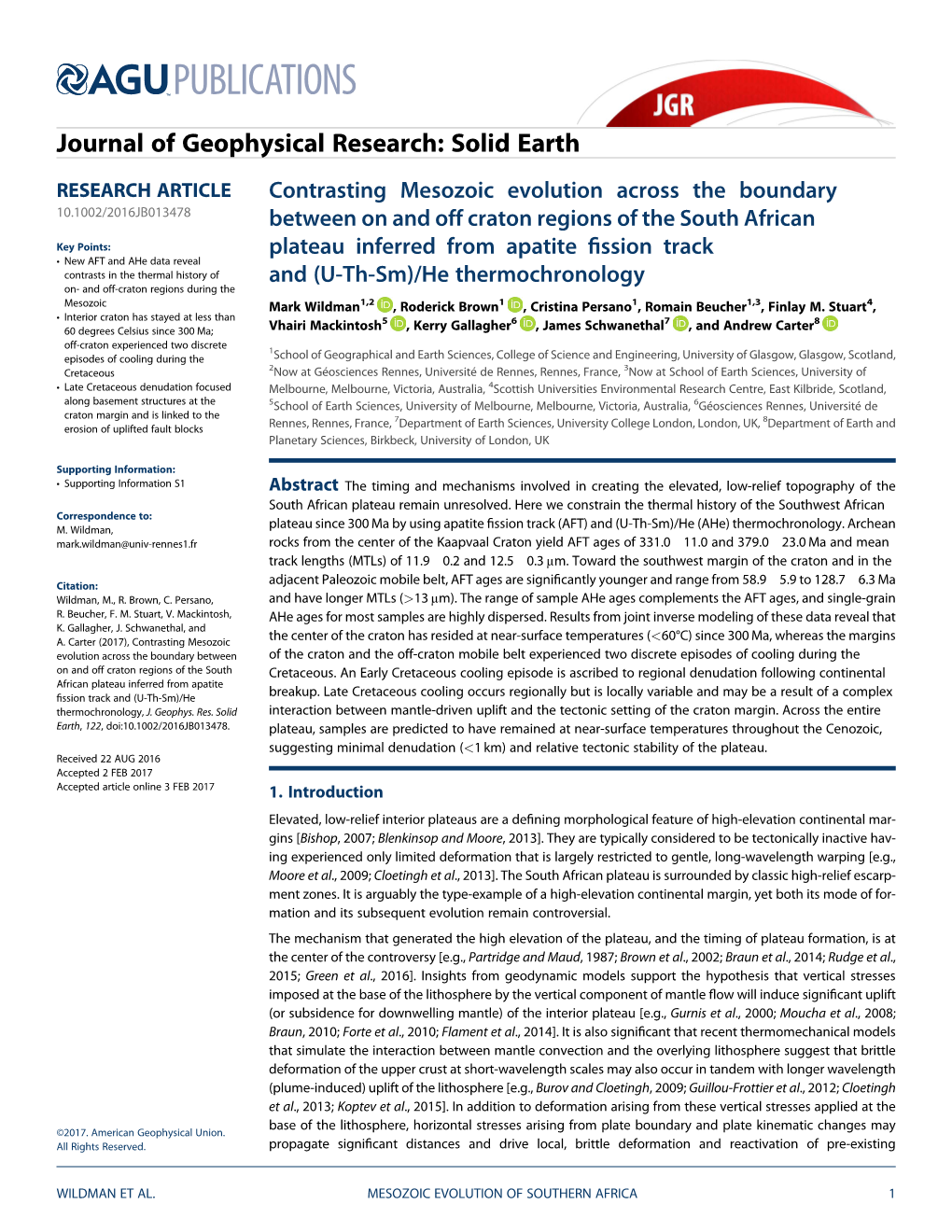 Contrasting Mesozoic Evolution Across the Boundary