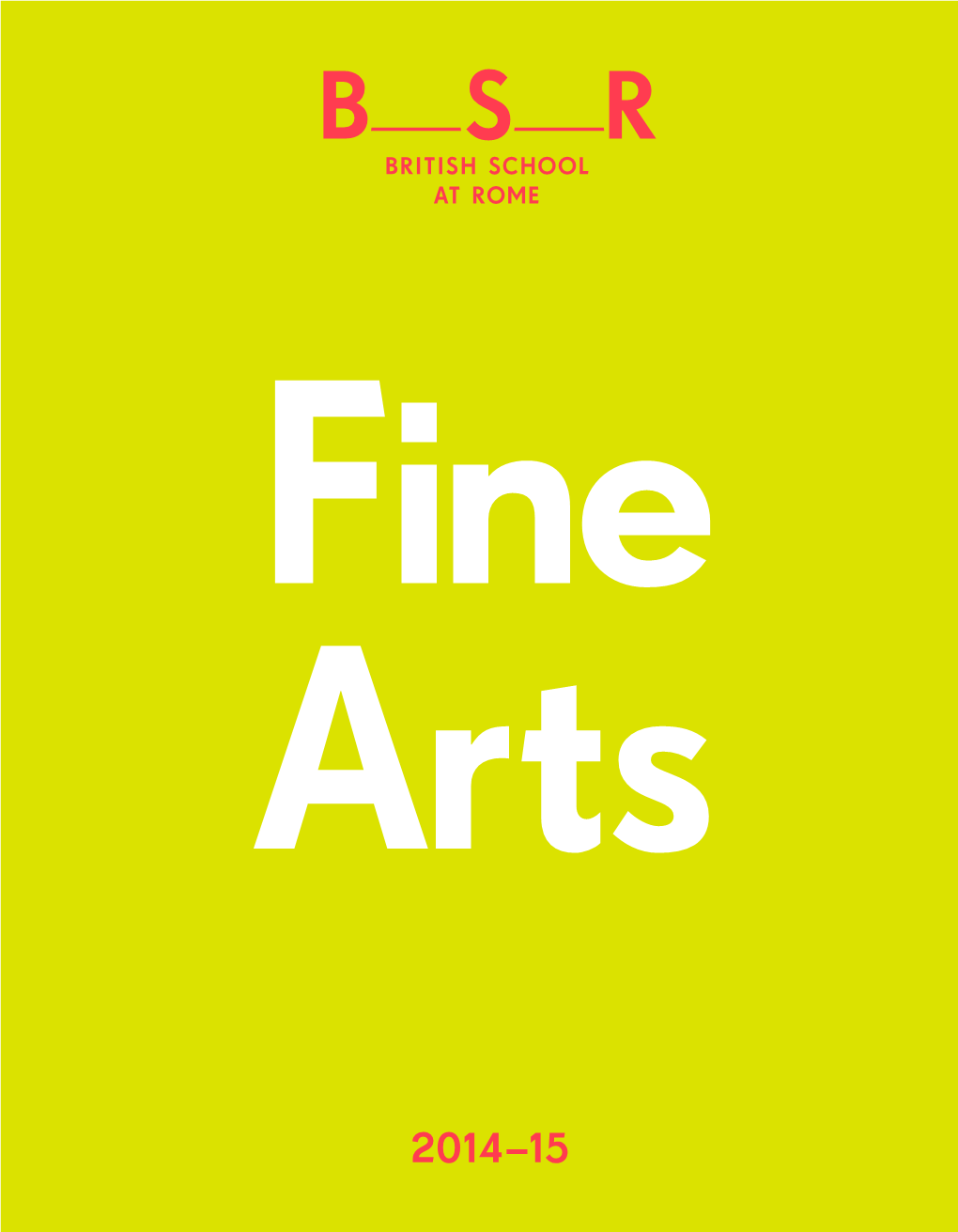 Fine Arts 2014–15