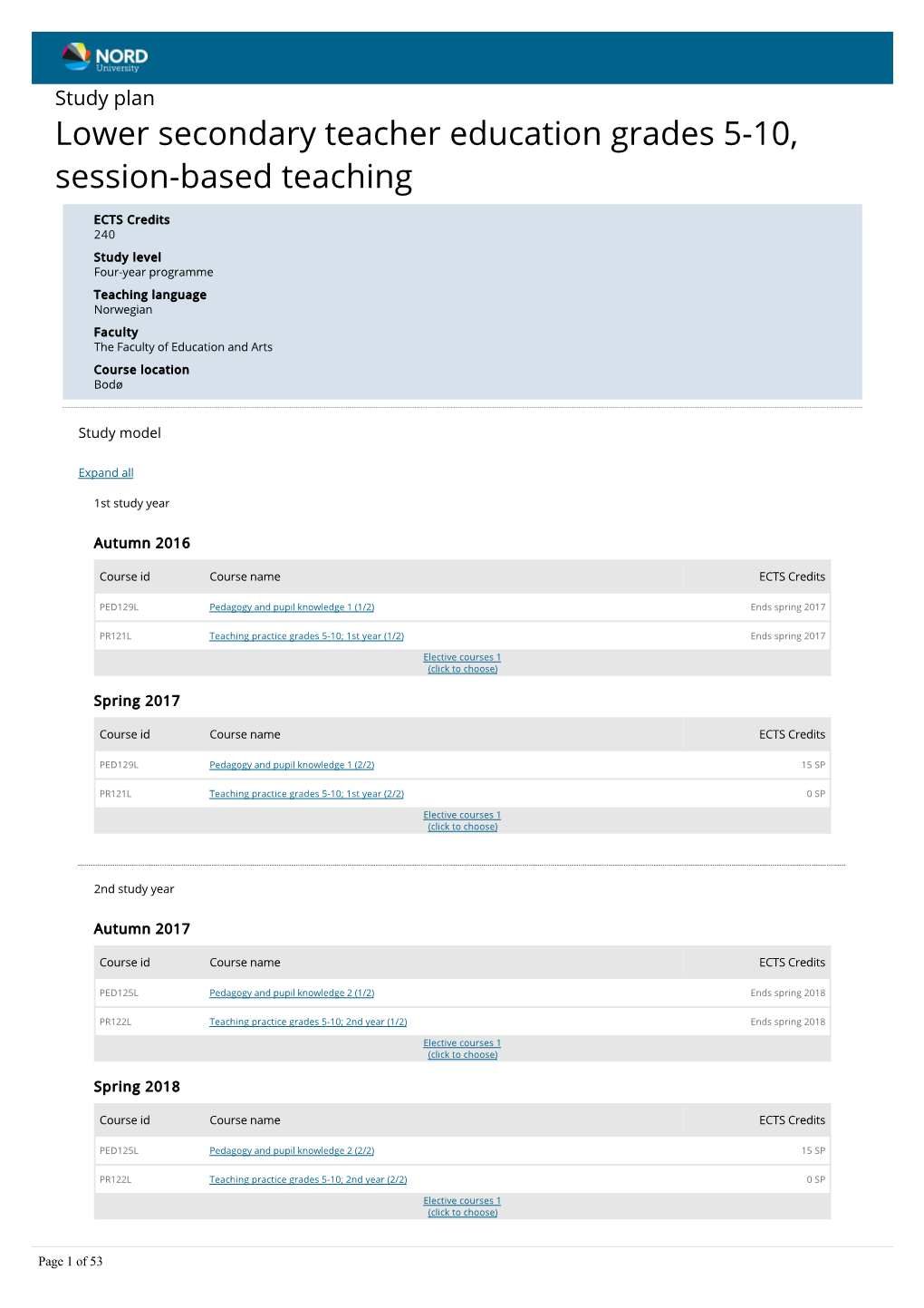 Download Study Plan