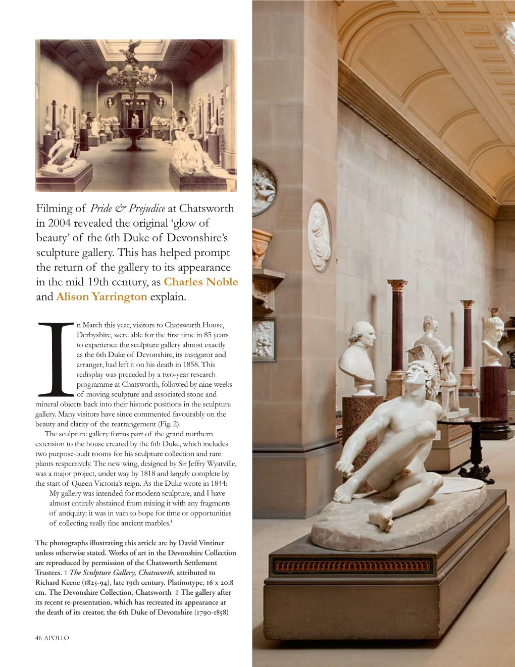 Of the 6Th Duke of Devonshire’S Sculpture Gallery