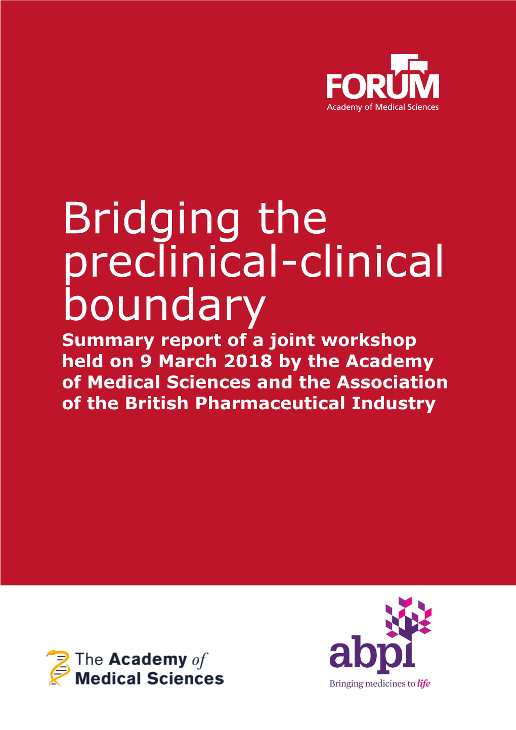 Bridging the Preclinical-Clinical Boundary