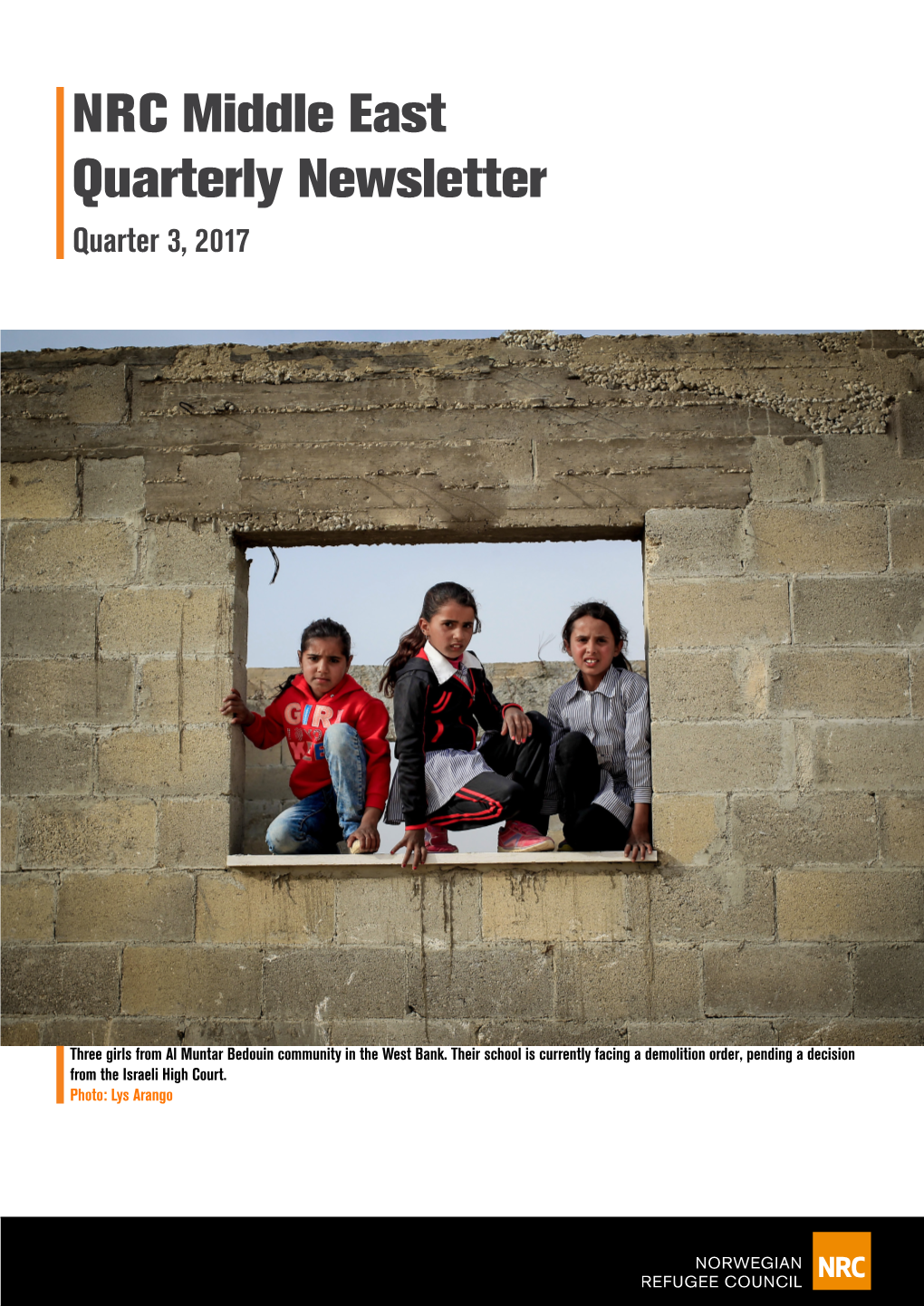 NRC Middle East Quarterly Newsletter Quarter 3, 2017