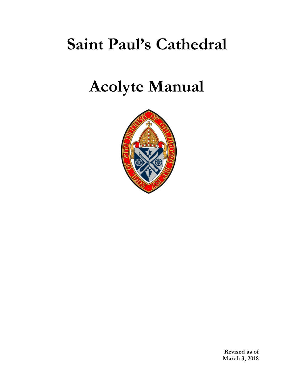 Acolyte Manual