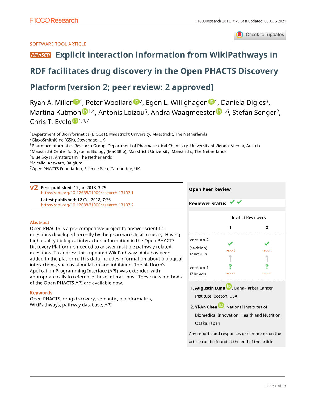 Explicit Interaction Information from Wikipathways in RDF Facilitates Drug Discovery in the Open PHACTS Discovery