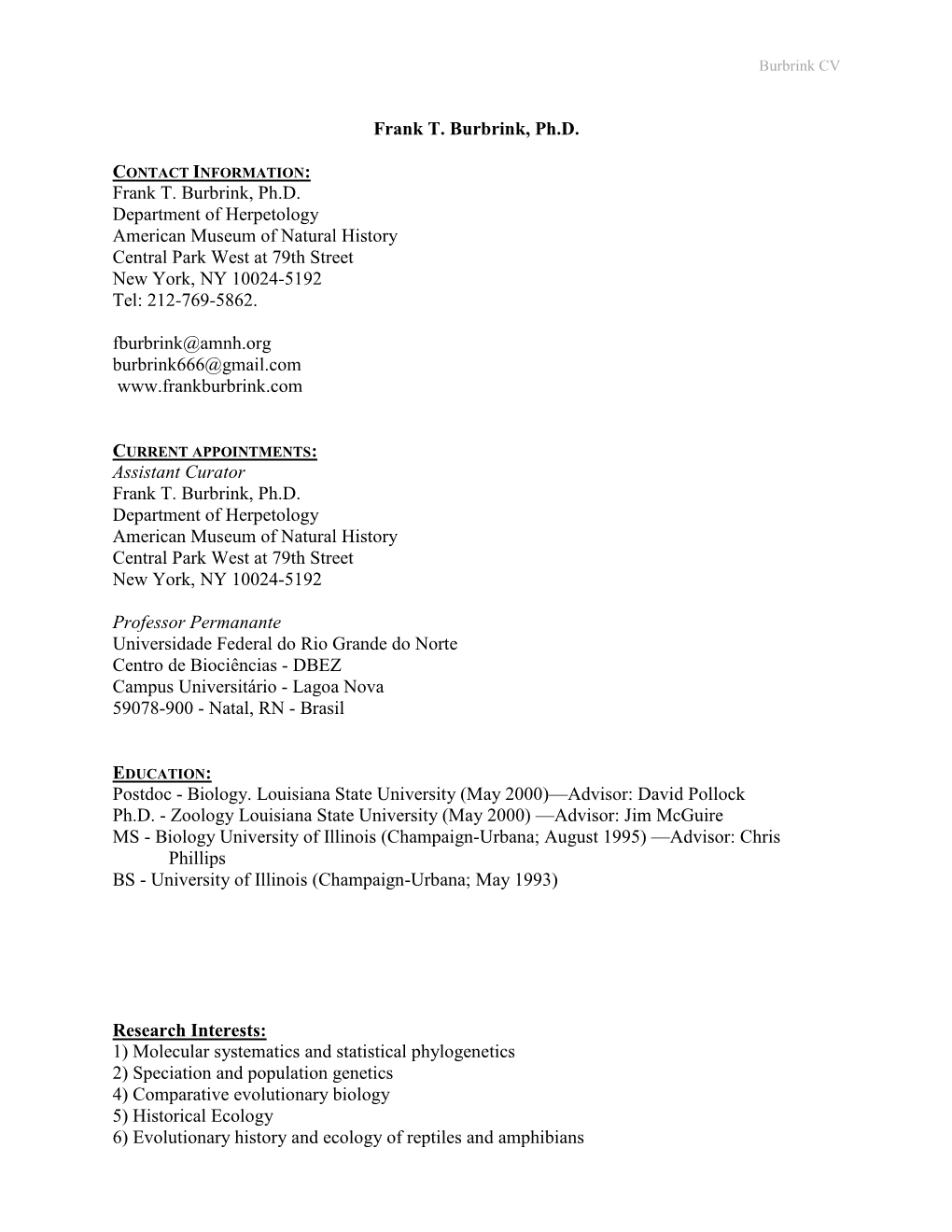 Download Curriculum Vitae