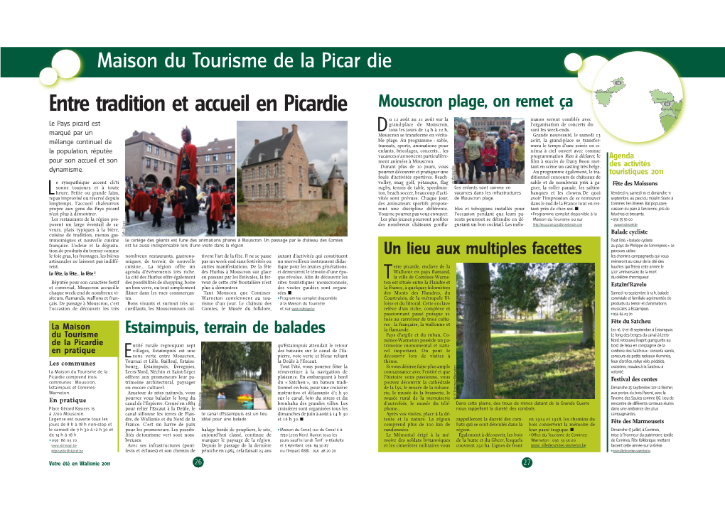 Entre Tradition Et Accueil En Picardie